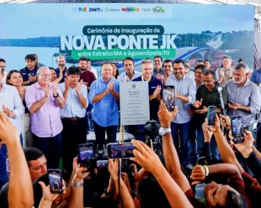 Governador Wanderlei Barbosa e ministro Renan Filho entregam nova ponte JK