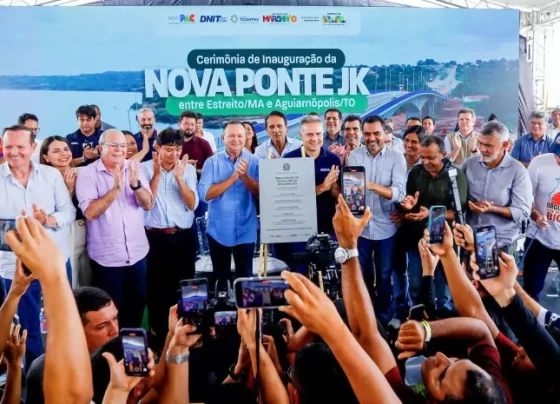 Governador Wanderlei Barbosa e ministro Renan Filho entregam nova ponte JK