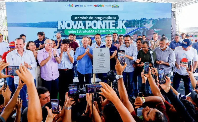 Governador Wanderlei Barbosa e ministro Renan Filho entregam nova ponte JK
