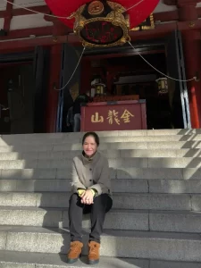 Kátia Rocha no Senso-ji