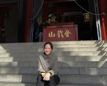 Kátia Rocha no Senso-ji