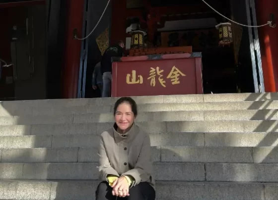 Kátia Rocha no Senso-ji