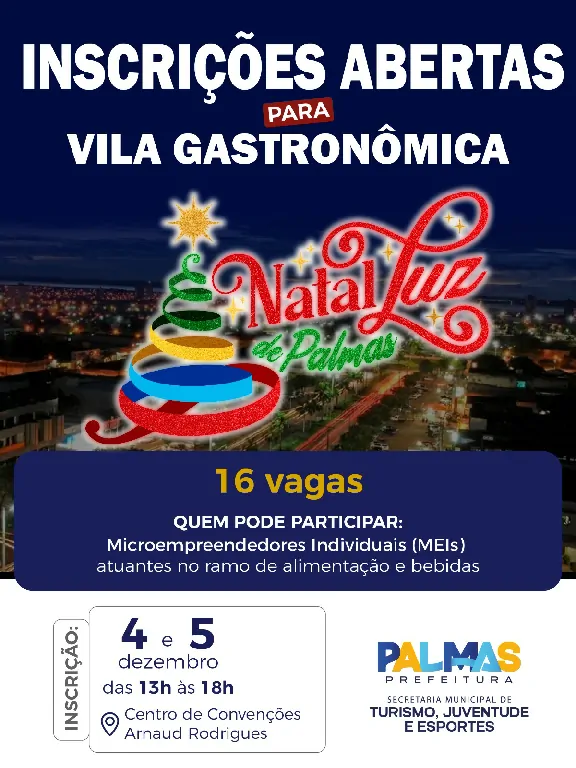 Vila Gastronômica Natal Luz de Palmas