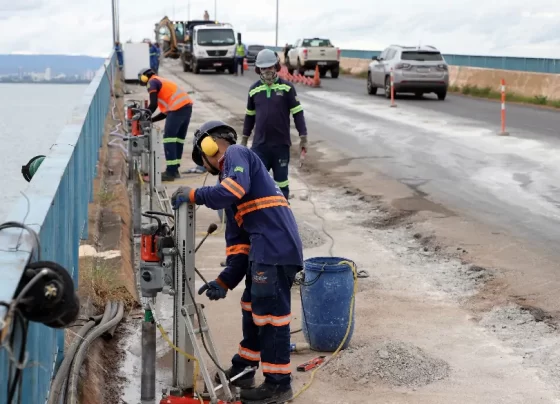 Governo do Tocantins inicia serviços noturnos de Siga e Pare na ponte entre Palmas e Luzimangues a partir desta quarta-feira, 21