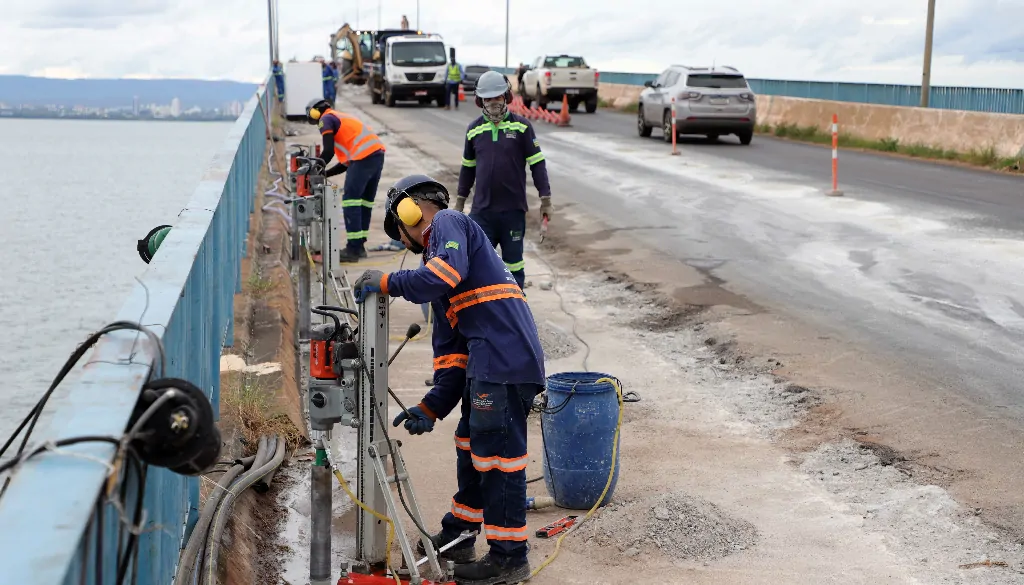 Governo do Tocantins inicia serviços noturnos de Siga e Pare na ponte entre Palmas e Luzimangues a partir desta quarta-feira, 21