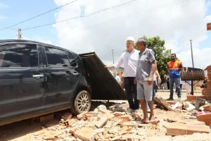 temporal no Jardim Taquari