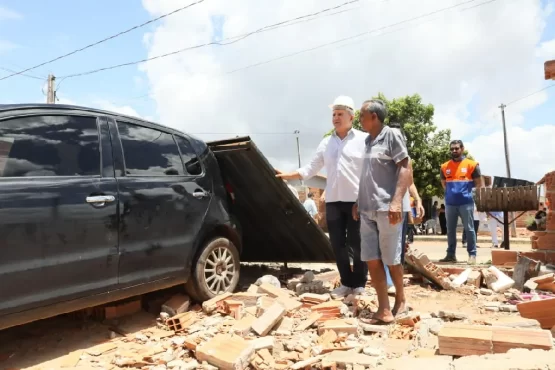 temporal no Jardim Taquari