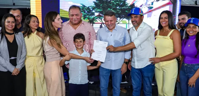 Governador Wanderlei Barbosa participa da assinatura da Ordem de Serviço do Centro de Educação Inclusiva Sarah Gomes