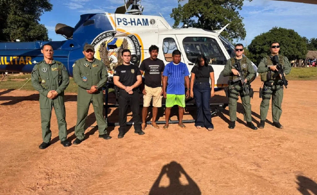 Operação da PMTO na Ilha do Bananal