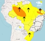 alerta de chuvas intensas no Tocantins