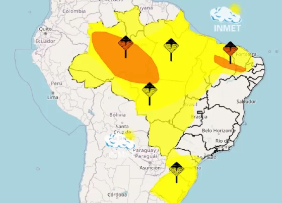 alerta de chuvas intensas no Tocantins
