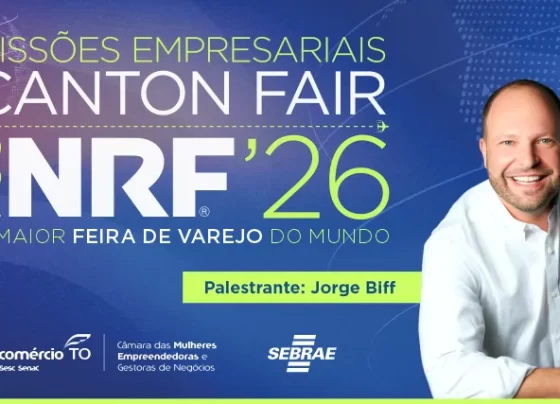 Encontro debate Missão Canton Fair e insights da NRF 2026 para empresários tocantinenses