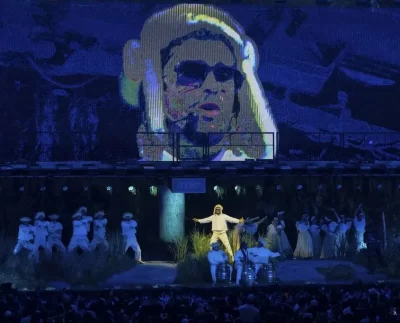 setor inédito no show de Bad Bunny