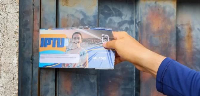 Prefeitura de Palmas lança novo carnê do IPTU 2026 com QR Code, parcelas e mais transparência para os contribuintes