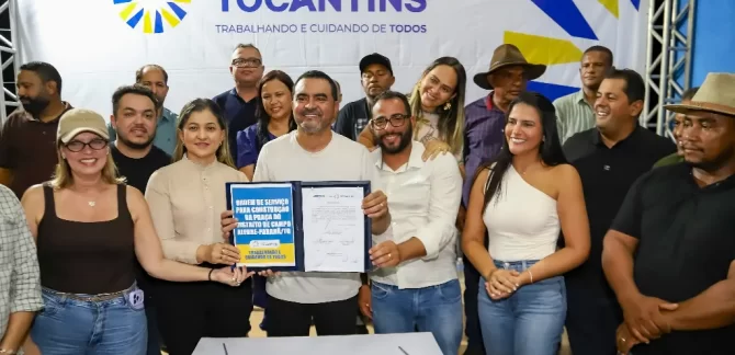 investimento Campo Alegre Paranã praça campo futebol turismo Serras Gerais Tocantins