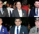 Autoridades do Judiciário recebem Medalha Tiradentes e da Aviação Policial Militar no Tocantins.