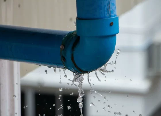 vazamento de água