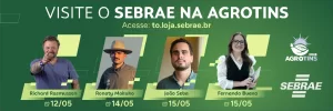 Sebrae na Agrotins 2026 no Tocantins