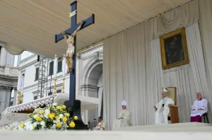 Papa em Pompeia mensagem de paz
