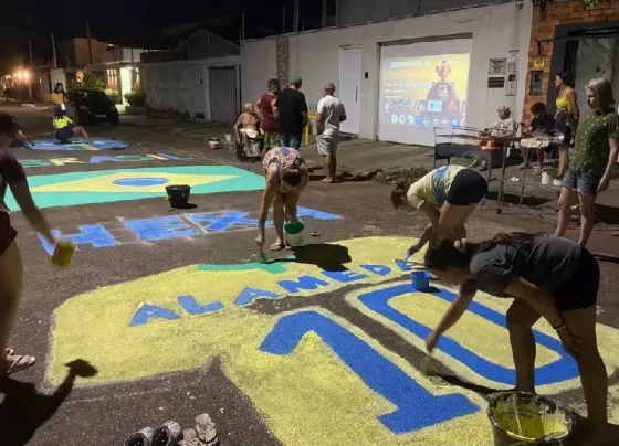 Alameda 10 da 108 Norte entra no clima da Copa do Mundo