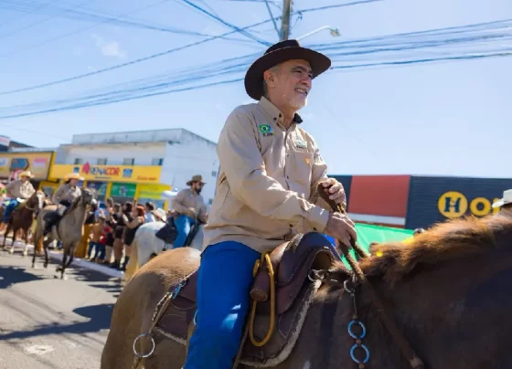Amélio Cayres na Cavalgada de Araguaína
