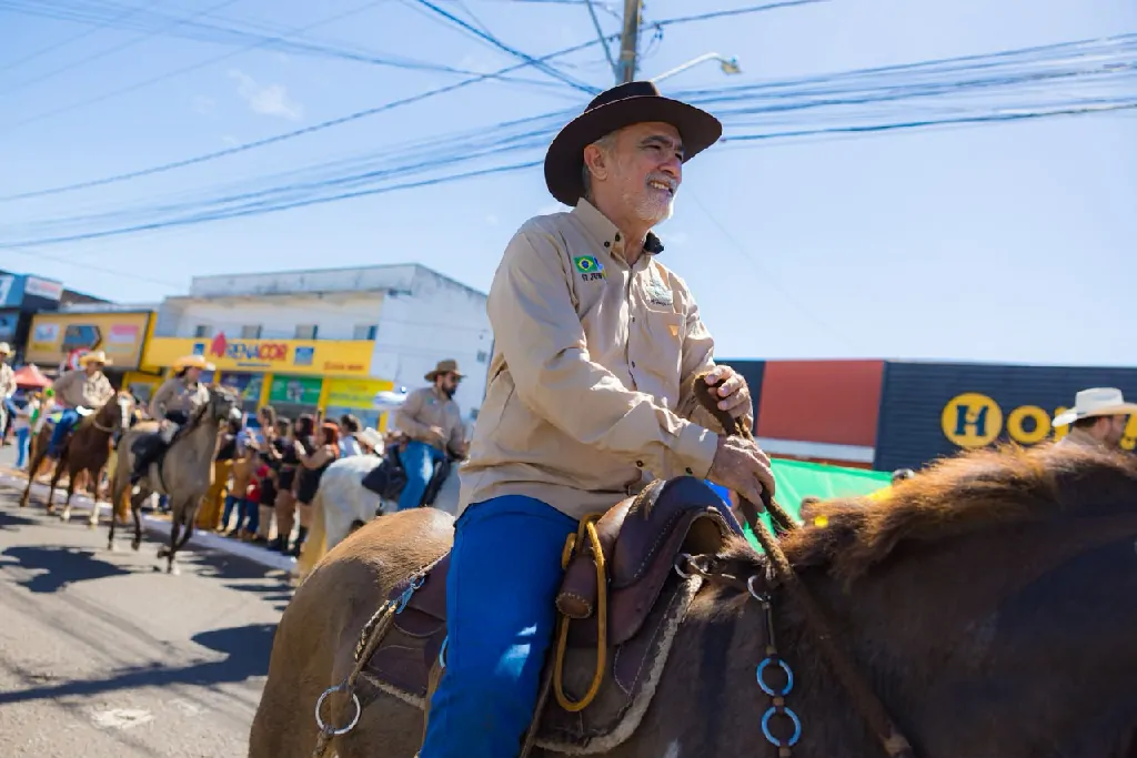 Amélio Cayres na Cavalgada de Araguaína