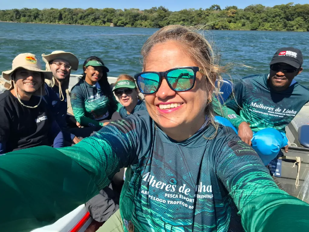 Mulheres de Linha reúne pescadoras em experiência de pesca esportiva no Tocantins