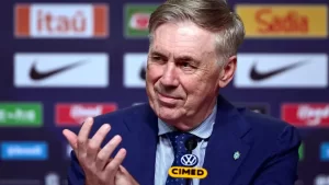 Ancelotti diz que já tem time ideal definido para estreia do Brasil na Copa do Mundo